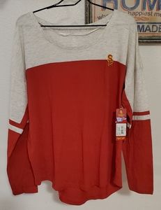 Women's Cardinal USC Trojans Long Sleeve Tee